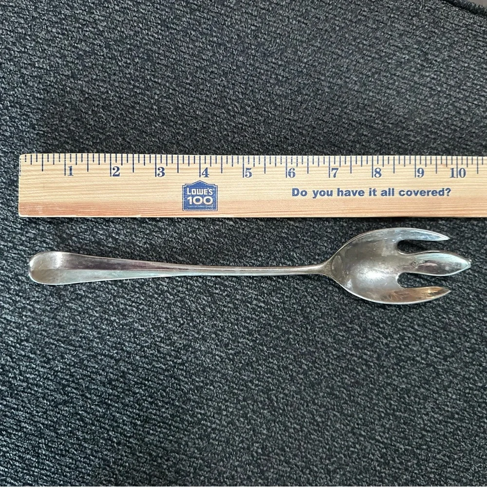 EP Zinc silver plated serving spork spoon fork utensil